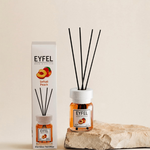 7575503077453 Eyfel Peach Reed Diffuser 120ml | Long Lasting Scent 
