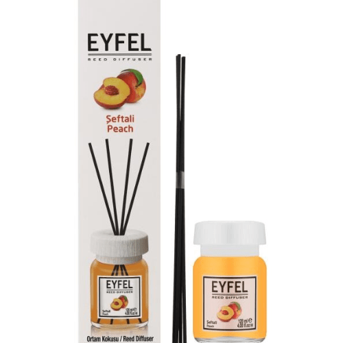  7575503077453 Eyfel Peach Reed Diffuser 120ml | Long Lasting Scent 