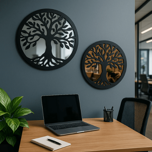 ModernAcrylicTreeofLifeWallArt_RoundDecorativeWallHanging