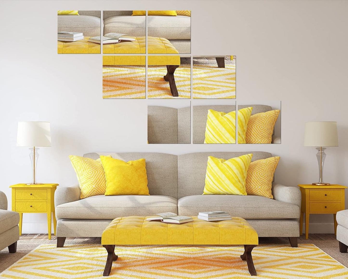 Real Glass Mirror Tiles – Frameless Flexible Wall Mirror