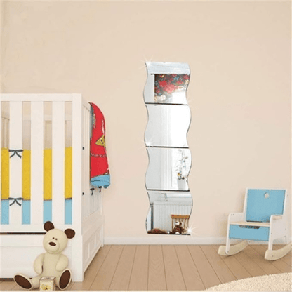 Setof6Acrylic3DWavyWallMirrors_ModernHomeDecoration_3
